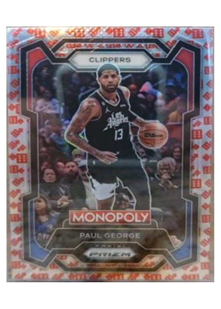 2023-24 Panini Prizm Monopoly Base Set Paul George #39 card