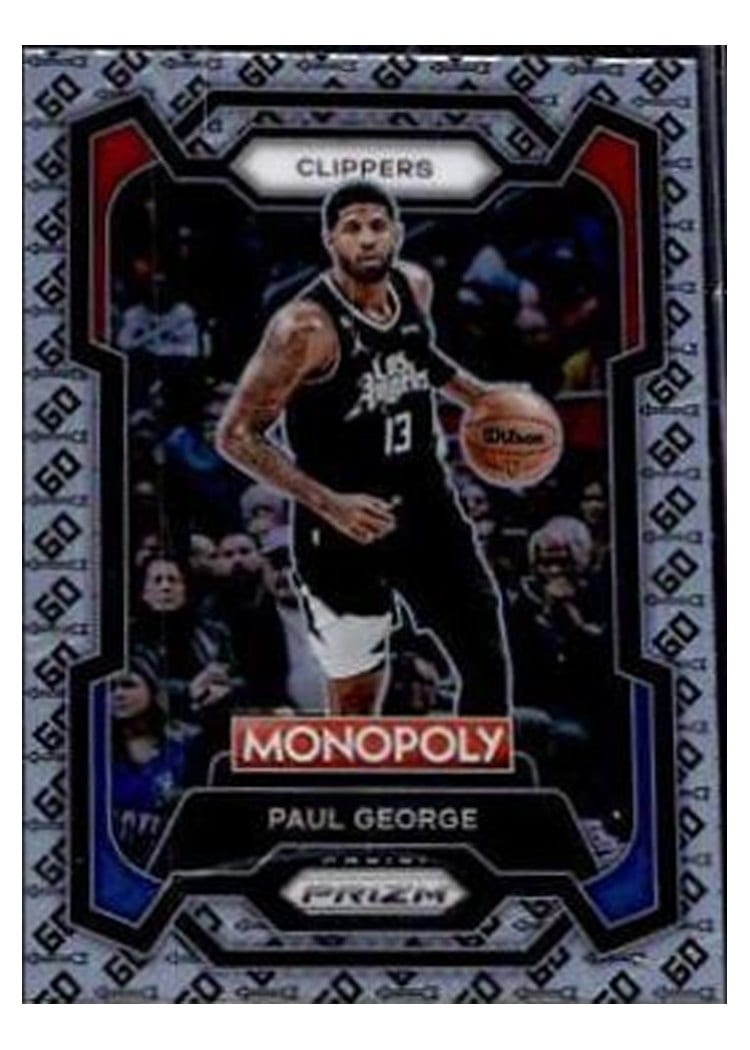 2023-24 Panini Prizm Monopoly Base Set Paul George #39 card