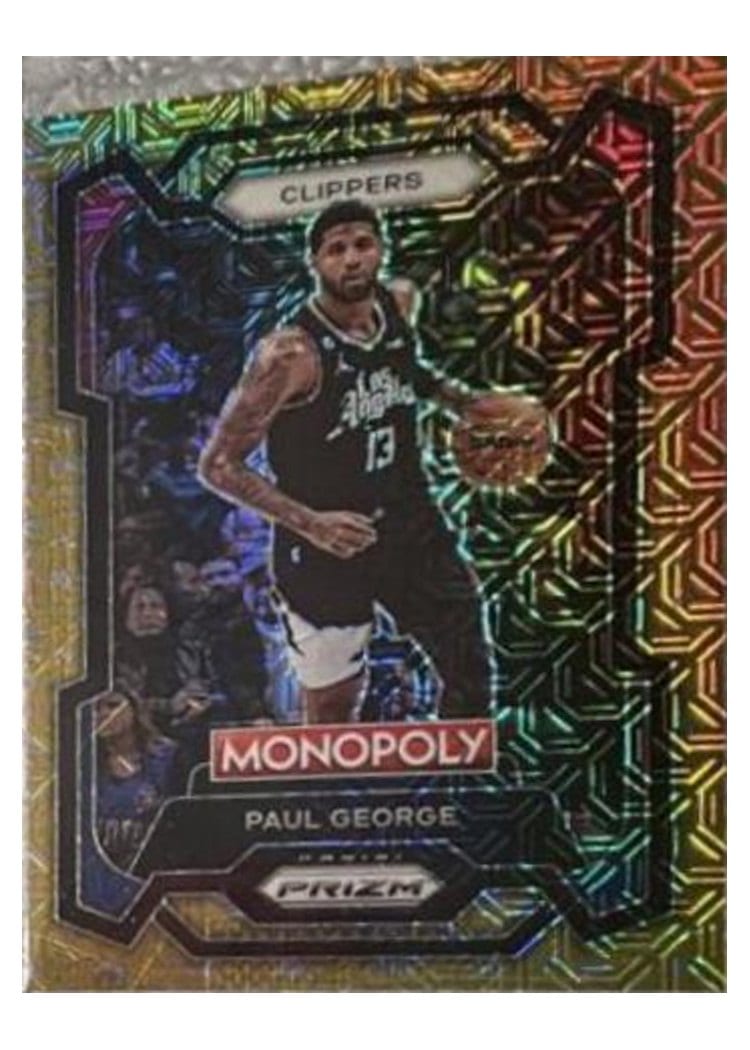 2023-24 Panini Prizm Monopoly Base Set Paul George #39 card