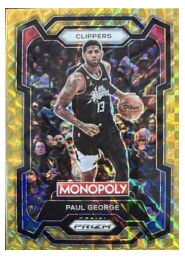 2023-24 Panini Prizm Monopoly Base Set Paul George #39 card