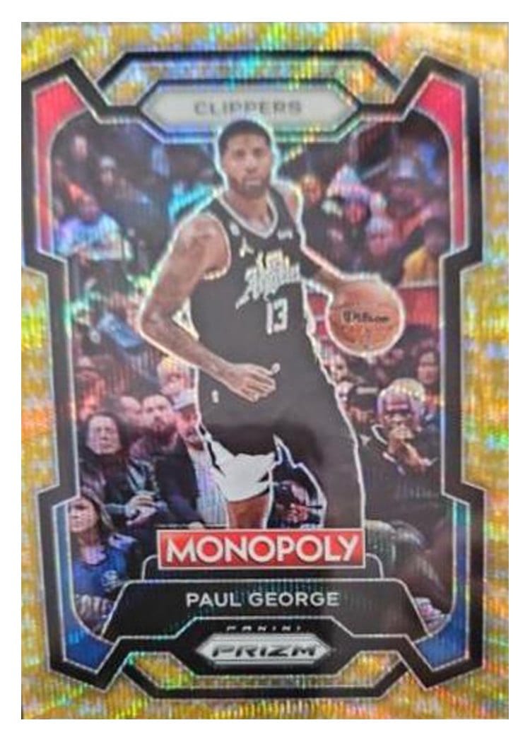 2023-24 Panini Prizm Monopoly Base Set Paul George #39 card