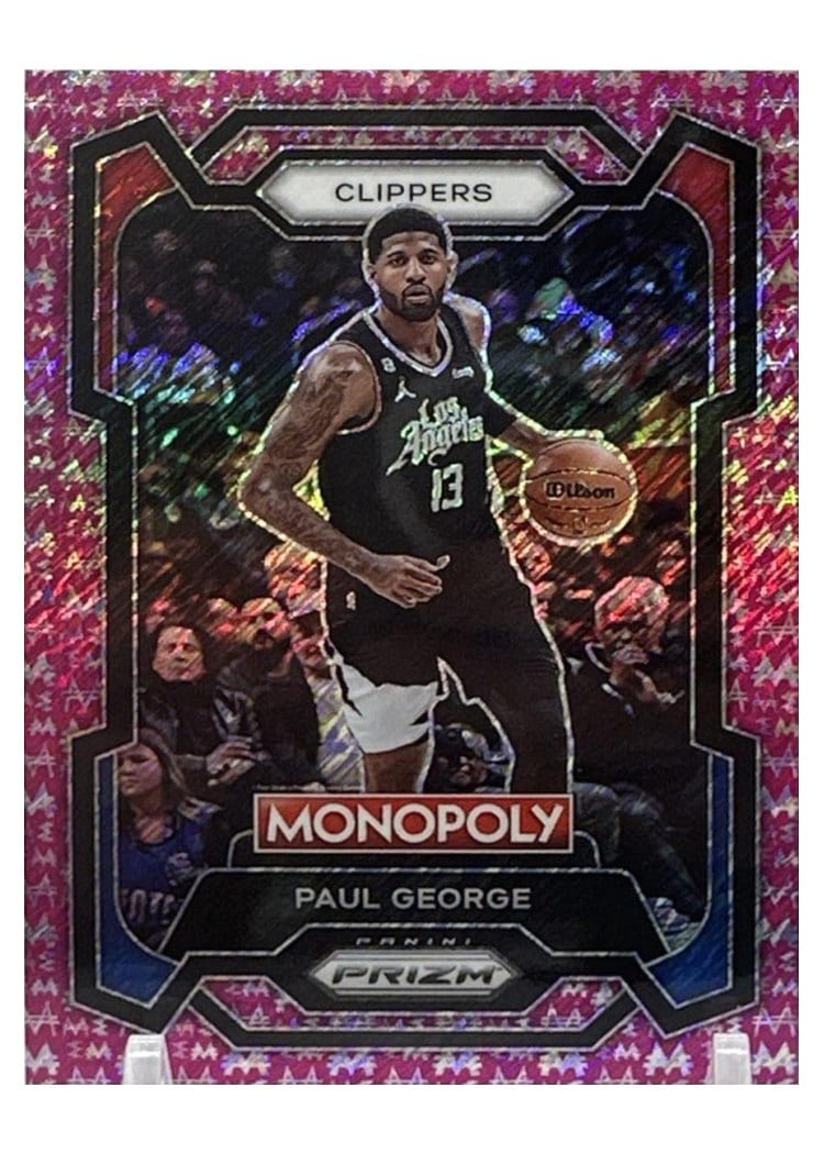 2023-24 Panini Prizm Monopoly Base Set Paul George #39 card