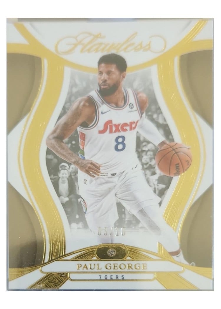 2024-25 Panini Flawless Base Gems Paul George #45 card