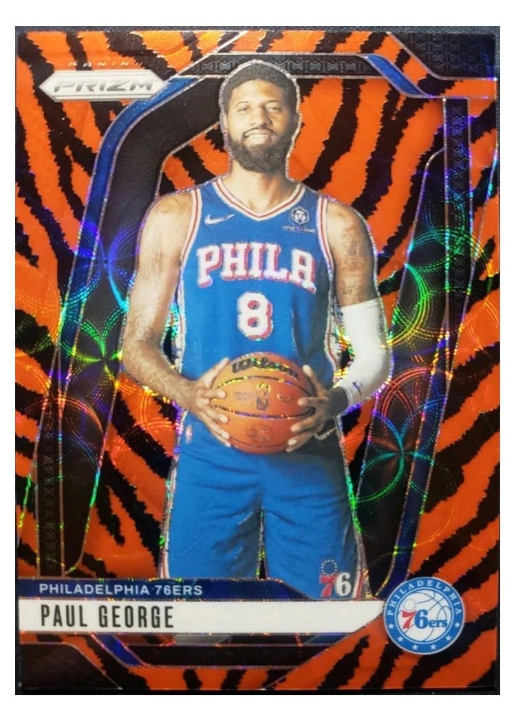 2024-25 Panini Prizm Base Set Paul George #50 card