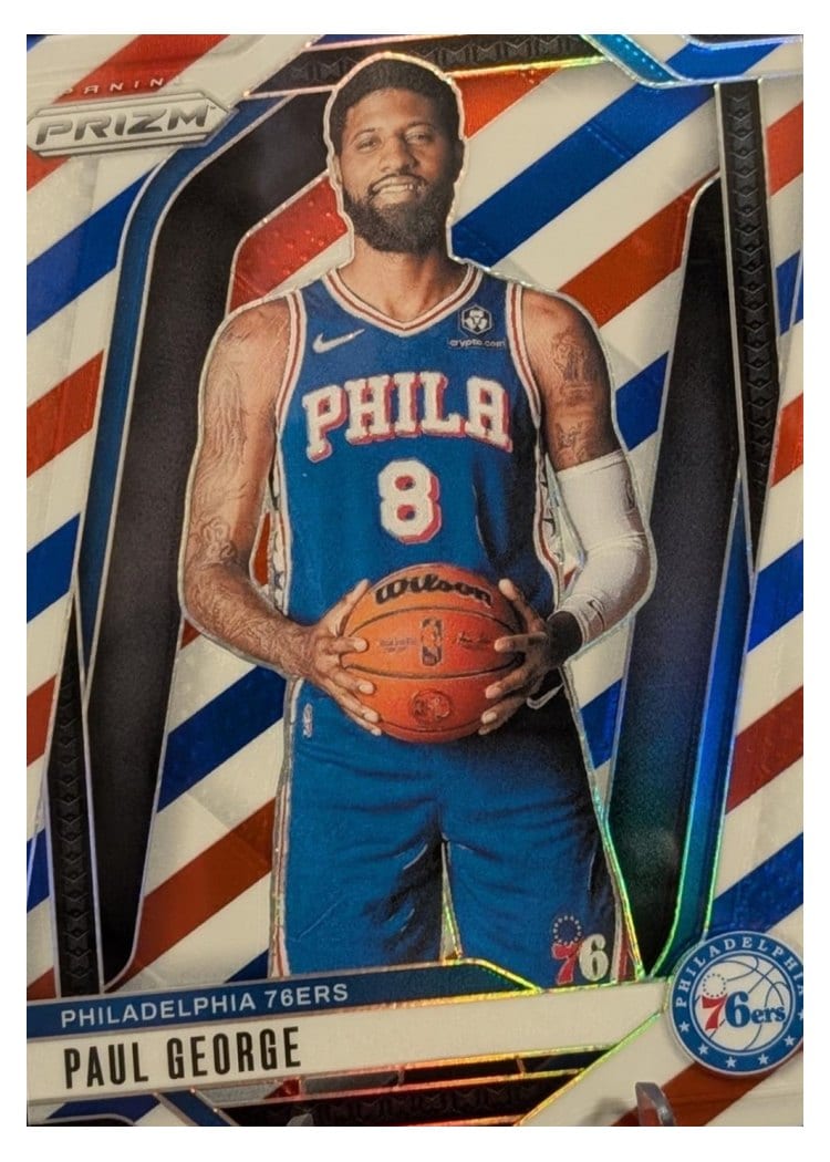 2024-25 Panini Prizm Base Set Paul George #50 card