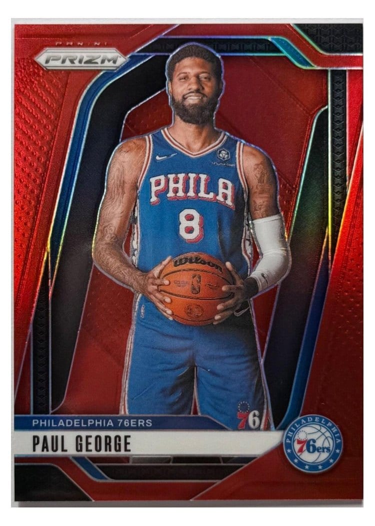 2024-25 Panini Prizm Base Set Paul George #50 card