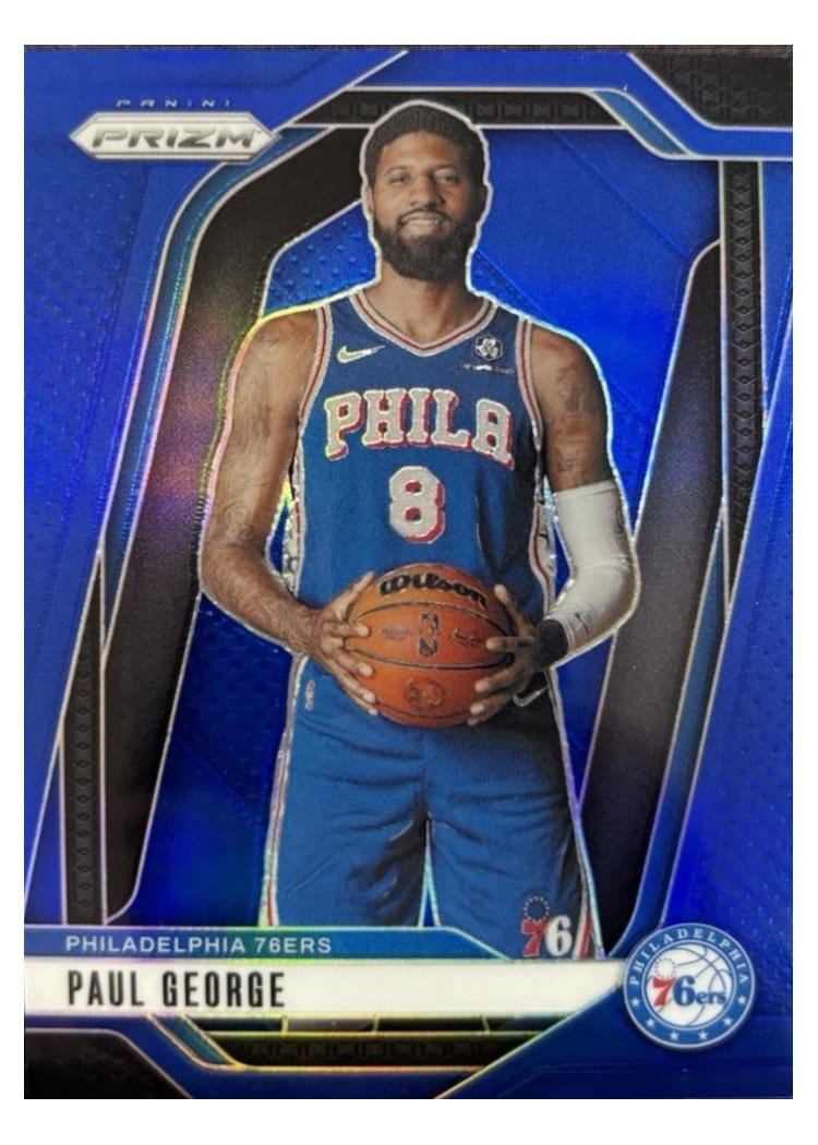 2024-25 Panini Prizm Base Set Paul George #50 card