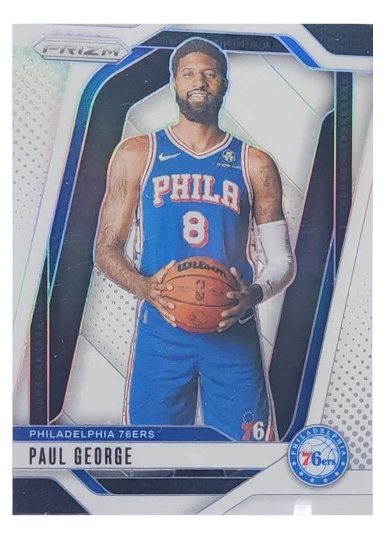 2024-25 Panini Prizm Base Set Paul George #50 card