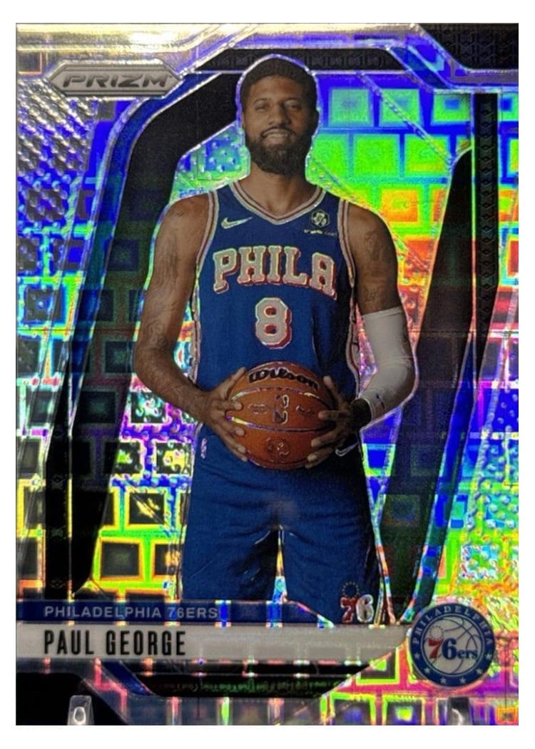 2024-25 Panini Prizm Base Set Paul George #50 card