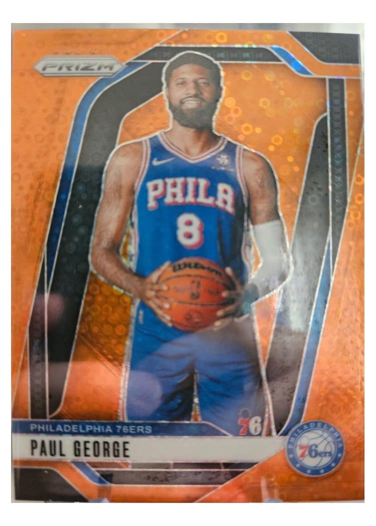 2024-25 Panini Prizm Base Set Paul George #50 card