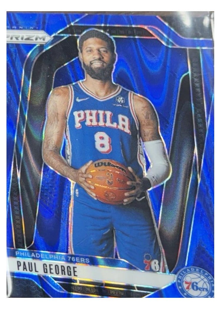 2024-25 Panini Prizm Base Set Paul George #50 card