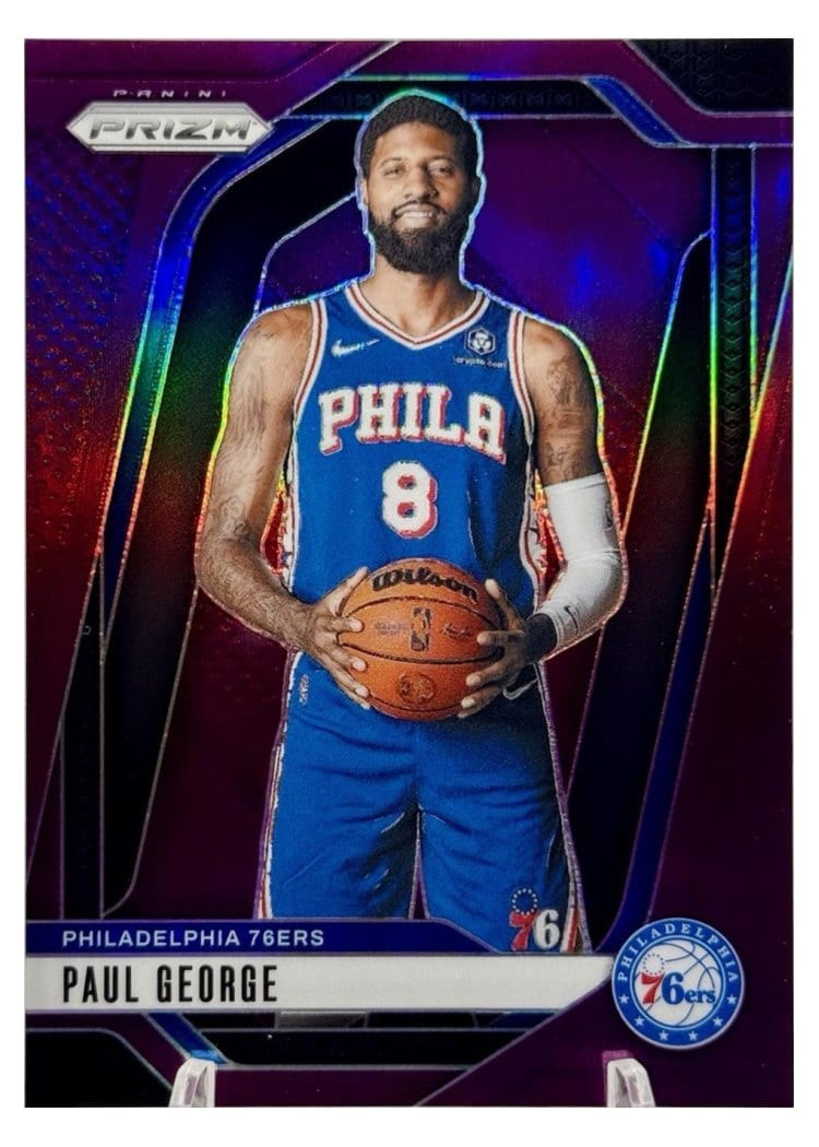 2024-25 Panini Prizm Base Set Paul George #50 card