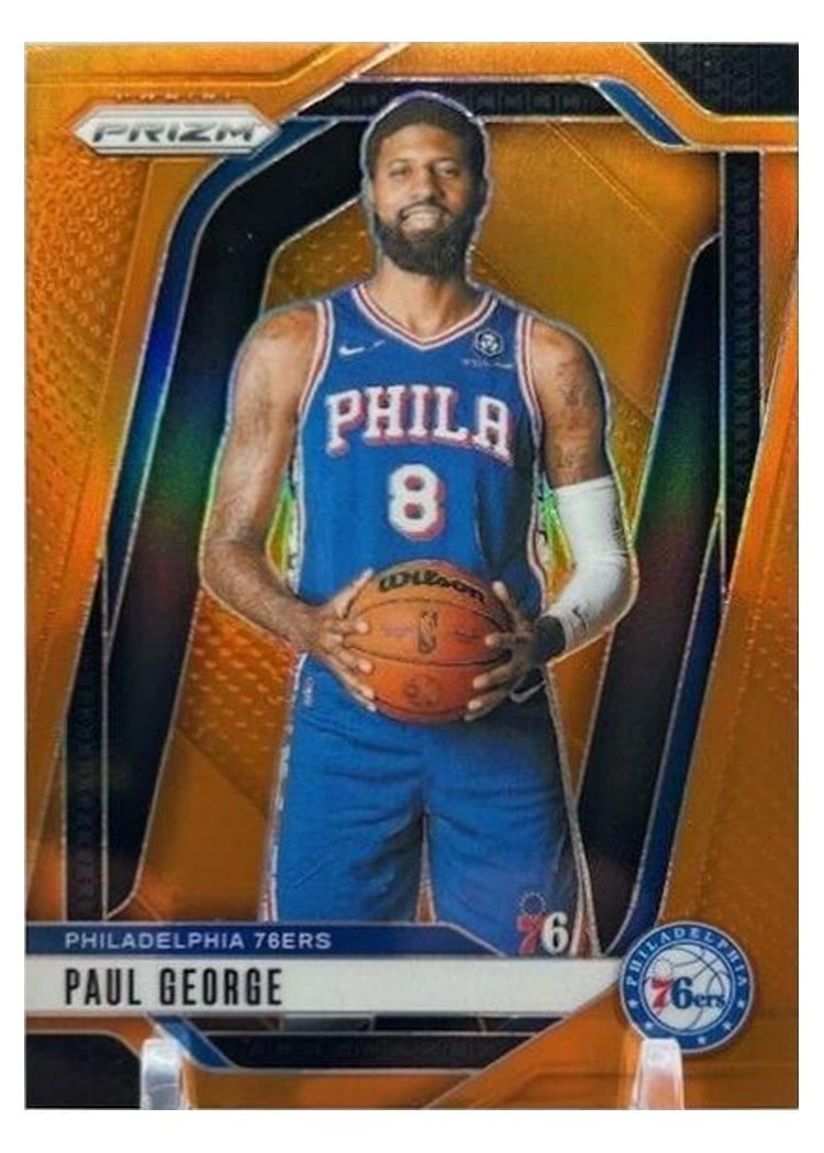2024-25 Panini Prizm Base Set Paul George #50 card
