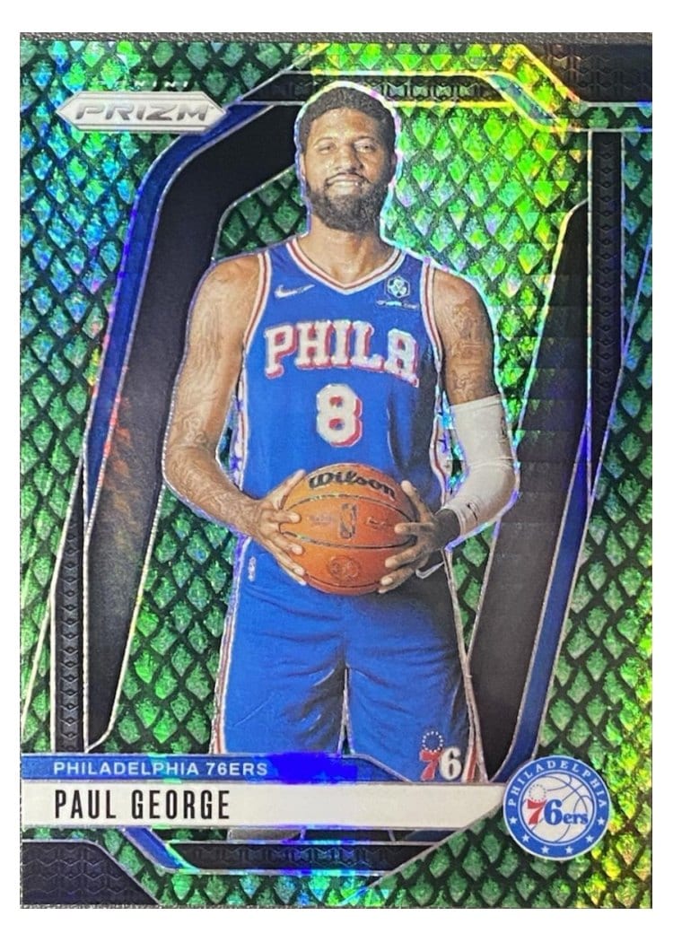 2024-25 Panini Prizm Base Set Paul George #50 card