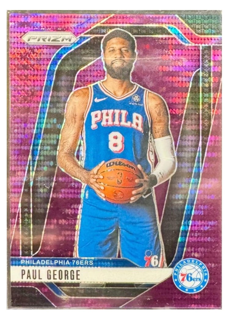 2024-25 Panini Prizm Base Set Paul George #50 card