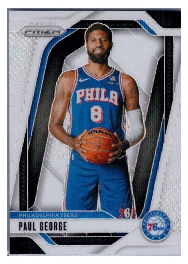 2024-25 Panini Prizm Base Set Paul George #50 card