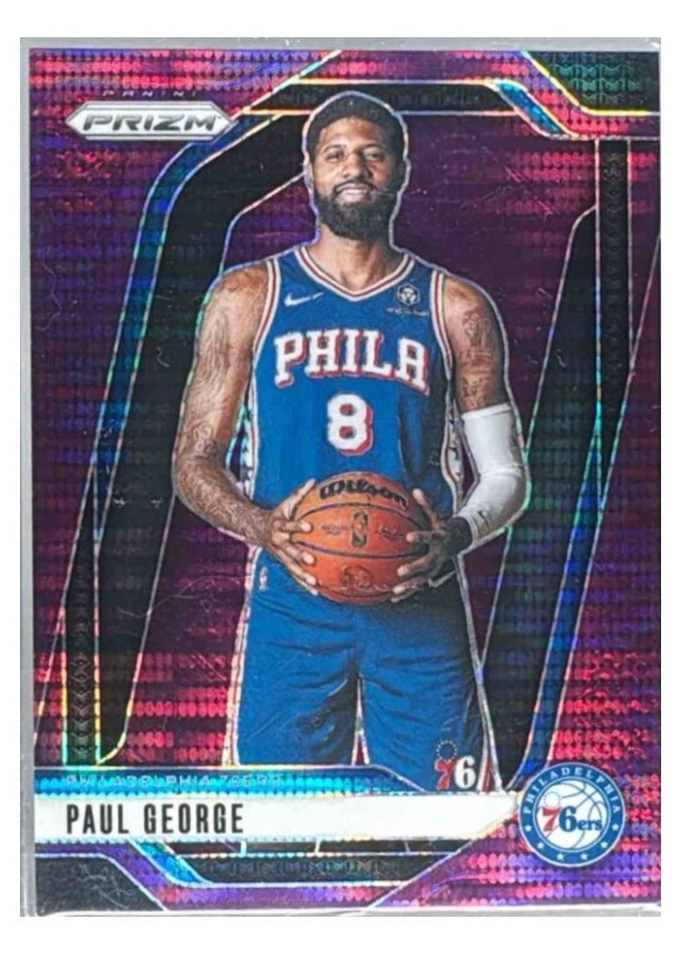2024-25 Panini Prizm Base Set Paul George #50 card