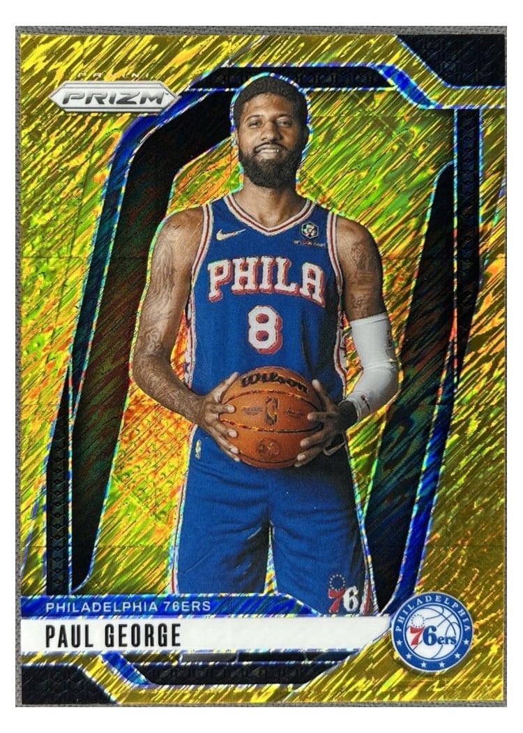2024-25 Panini Prizm Base Set Paul George #50 card