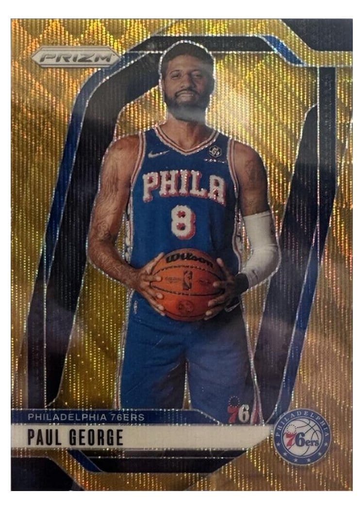 2024-25 Panini Prizm Base Set Paul George #50 card