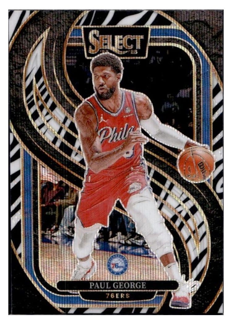 2024-25 Panini Select Base Set Paul George #159 card