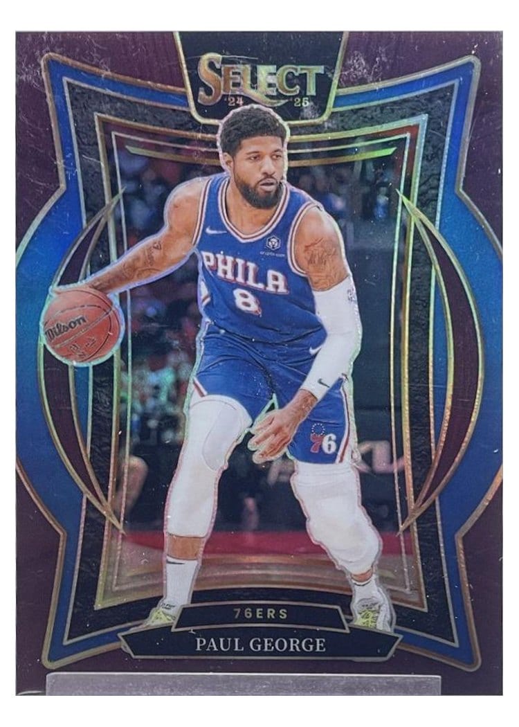 2024-25 Panini Select Base Set Paul George #37 card