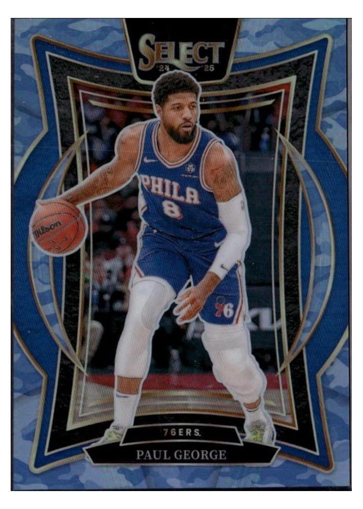 2024-25 Panini Select Base Set Paul George #37 card