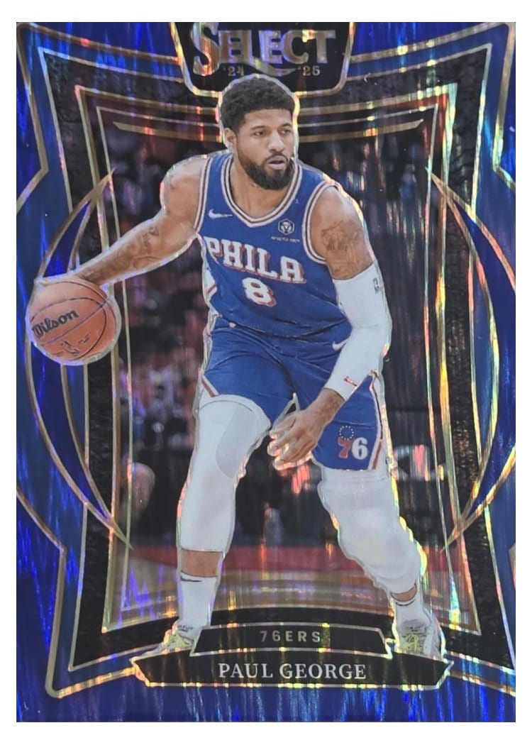 2024-25 Panini Select Base Set Paul George #37 card