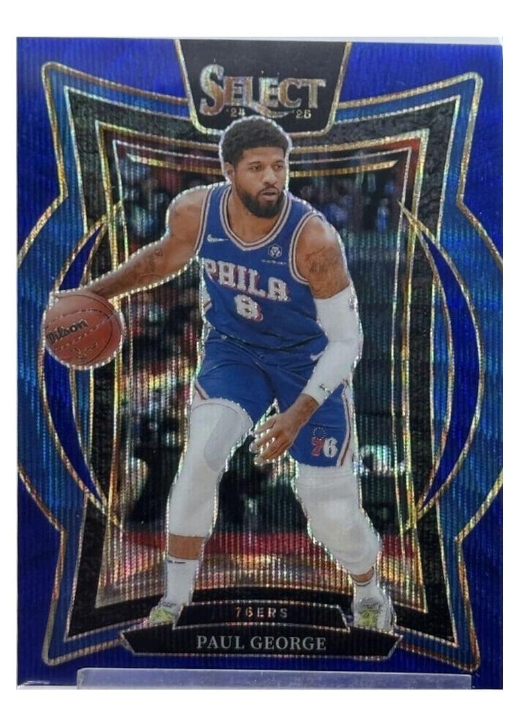 2024-25 Panini Select Base Set Paul George #37 card