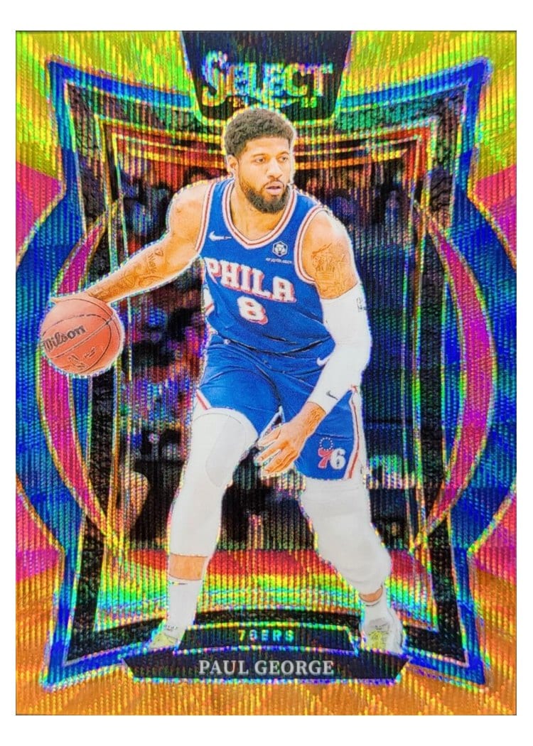 2024-25 Panini Select Base Set Paul George #37 card