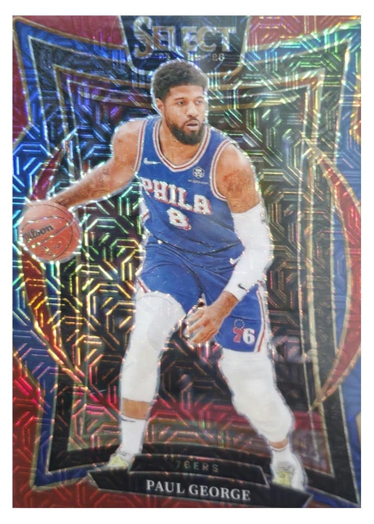 2024-25 Panini Select Base Set Paul George #37 card