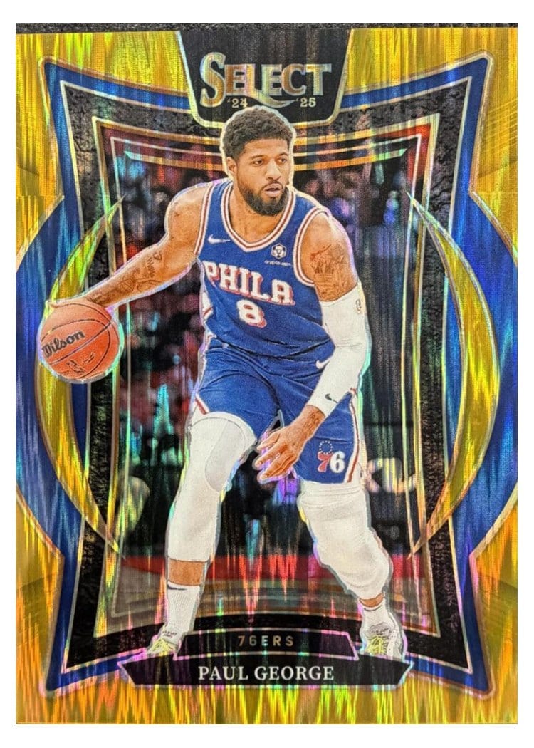 2024-25 Panini Select Base Set Paul George #37 card