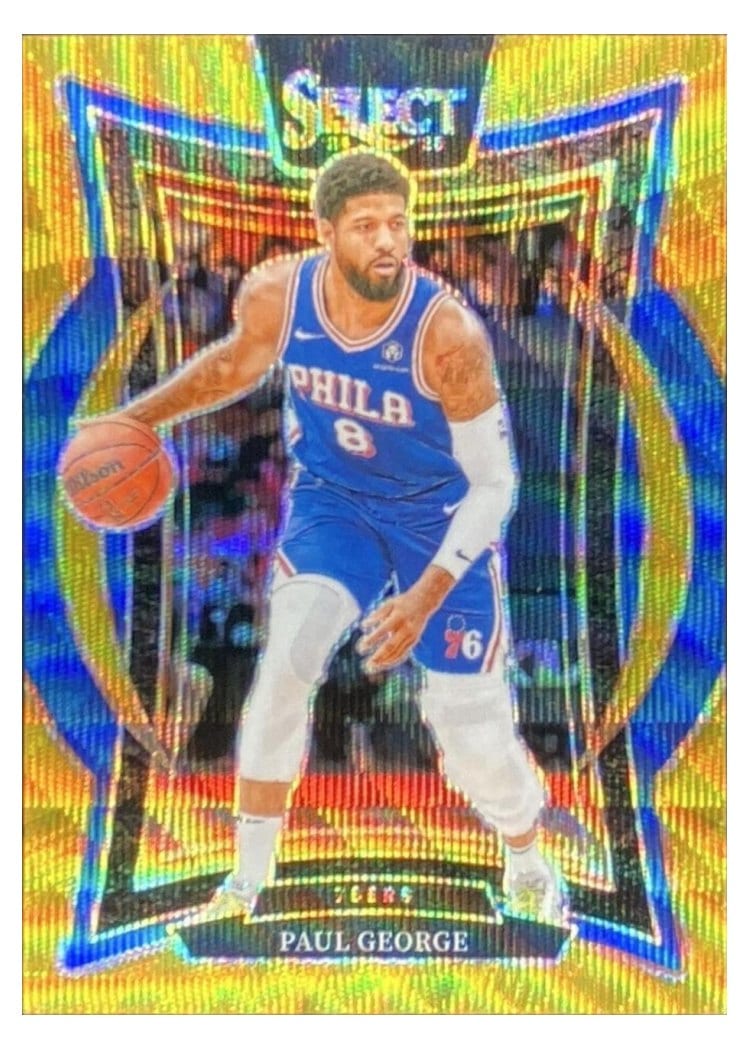 2024-25 Panini Select Base Set Paul George #37 card