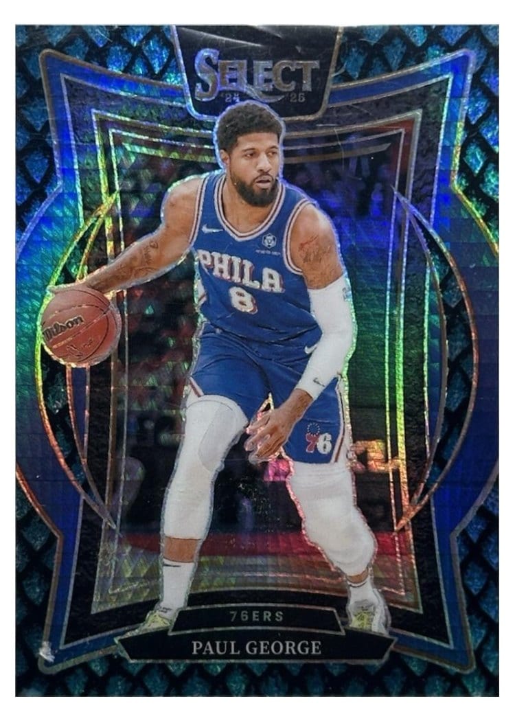 2024-25 Panini Select Base Set Paul George #37 card