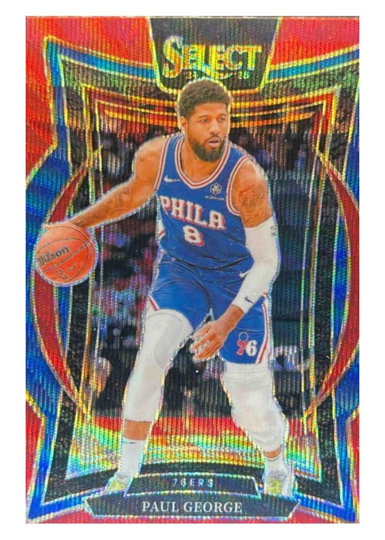 2024-25 Panini Select Base Set Paul George #37 card