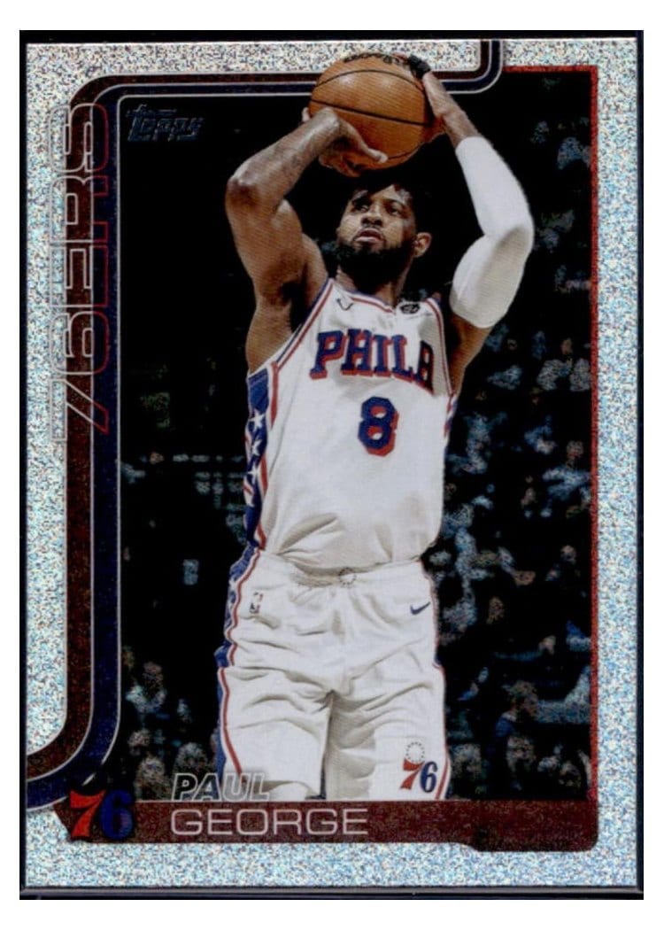 2025-26 Topps Base Set Paul George Sandglitter #23 card