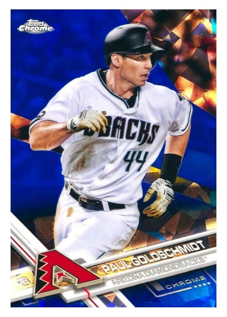 2017 Topps Chrome Sapphire Edition Base Set Paul Goldschmidt #44 card