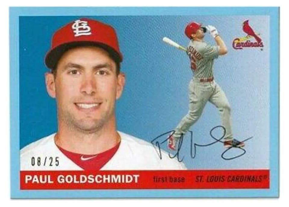 2020 Topps Archives Base Set Paul Goldschmidt #2 card