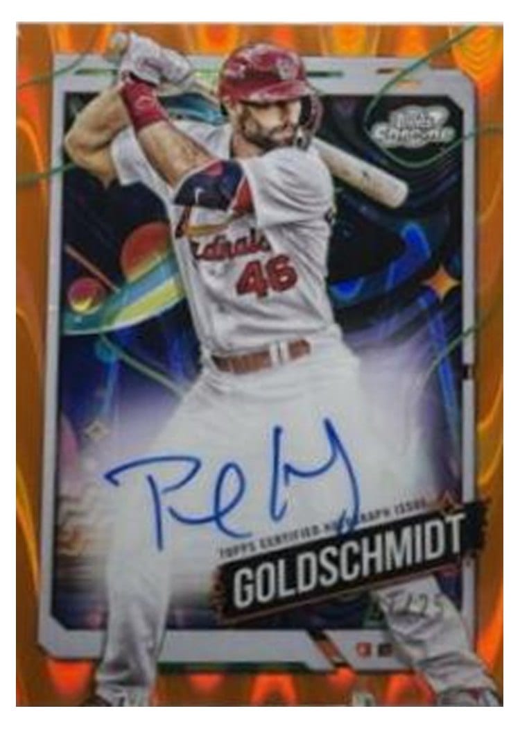 2024 Topps Cosmic Chrome Autographs Paul Goldschmidt #CCA-PG card