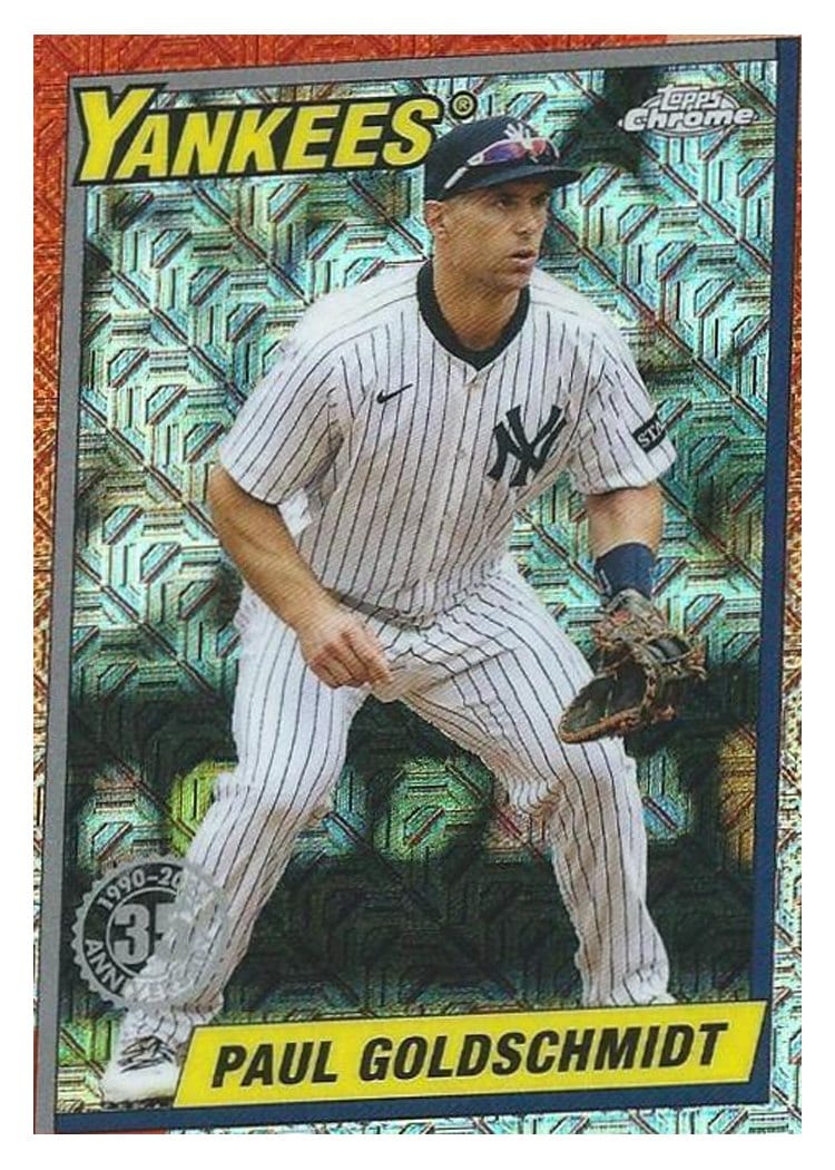2025 Topps Update 1990 Topps Chrome Baseball Paul Goldschmidt #U90C-12 card