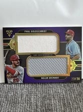 2024 Topps Triple Threads Dual Jumbo Relics Paul Goldschmidt / Nolan Arenado #DRJ-AG card