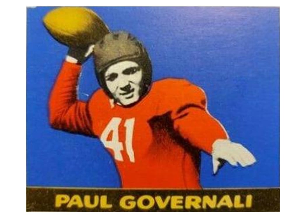 1948 Leaf Paul Governali #30 card