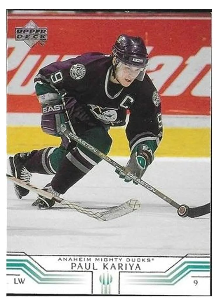 2001 Upper Deck Paul Kariya #1 card