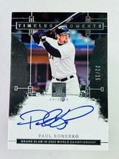2024 Panini Impeccable Timeless Moments Signatures Paul Konerko #TMS-PK card