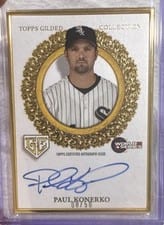 2025 Topps Gilded Collection Gilded Champions Autographs Paul Konerko #GCH-PK