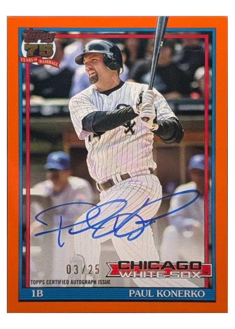 2026 Topps 1991 Topps Autographs Paul Konerko #91A-PK card