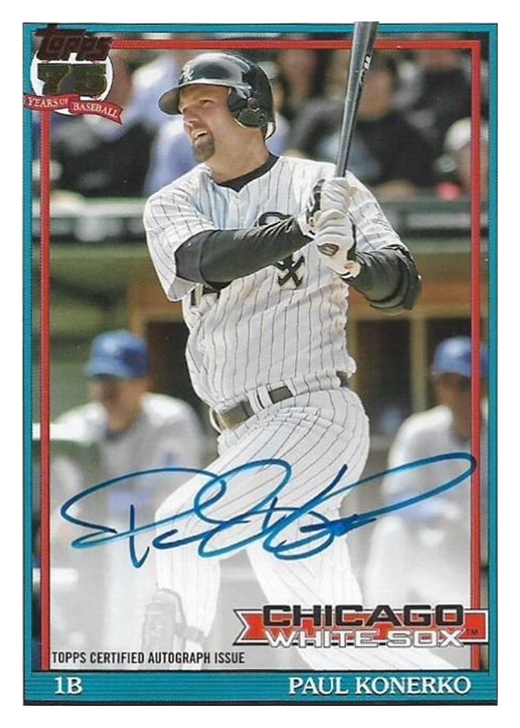 2026 Topps 1991 Topps Autographs Paul Konerko #91A-PK card