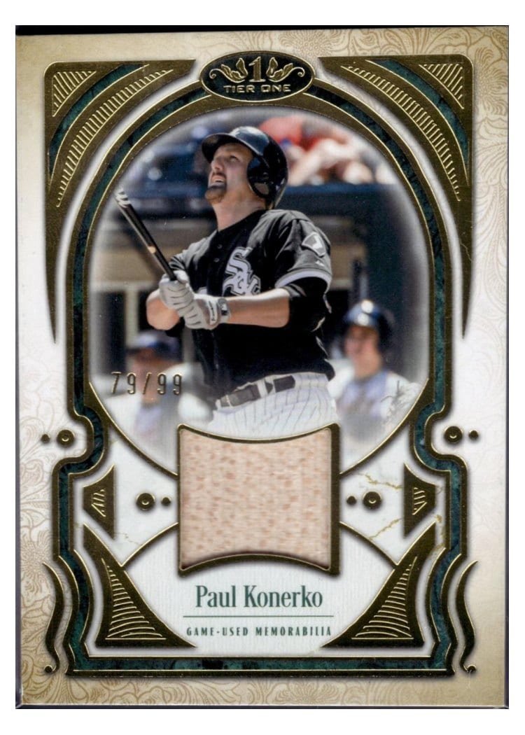 2026 Topps Tier One Tier One Talent Relics Paul Konerko #T1TR-PK card