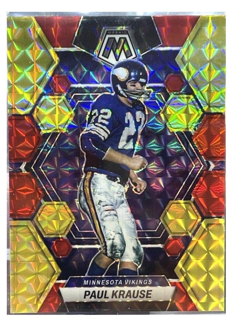 2023 Panini Mosaic Base Set Paul Krause #154 card