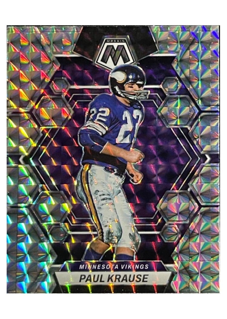 2023 Panini Mosaic Base Set Paul Krause #154 card