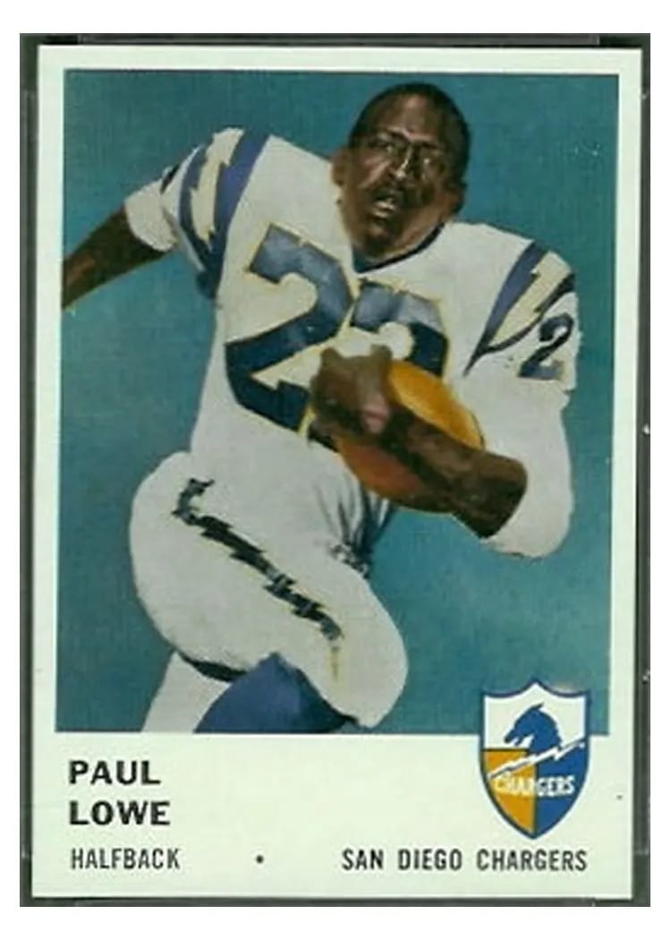 1961 Fleer Paul Lowe #157 card